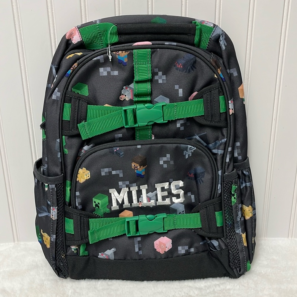 Pottery Barn Kids Mackenzie Backpack Minecraft